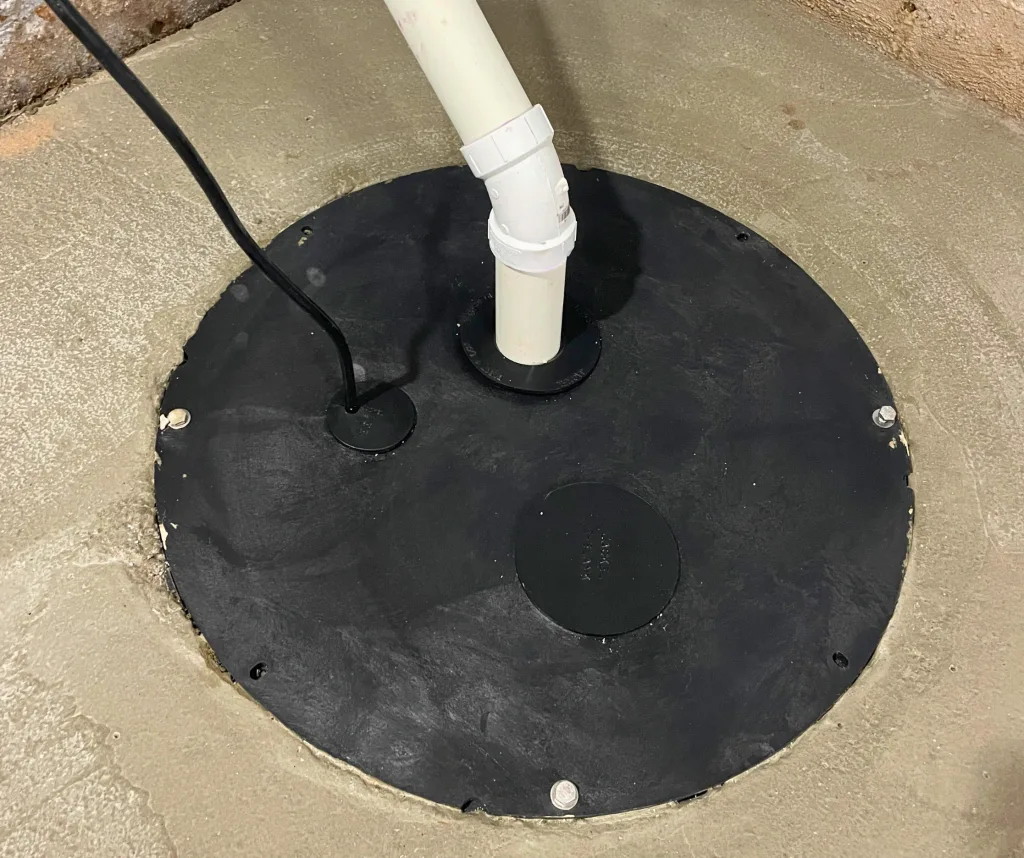 Sump Pump Installed